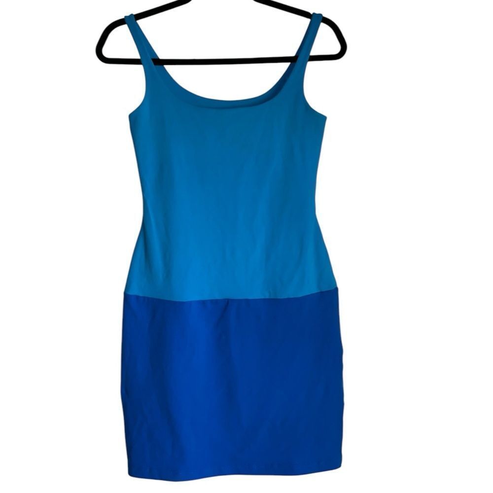Susana Monaco Two Tone Blue Dress In Size Xs Mini